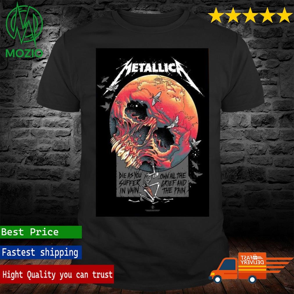 TheIs Exclusive To Fifth Members Metallica The Latest Poster Featuring Atlas Rise Poster Shirt