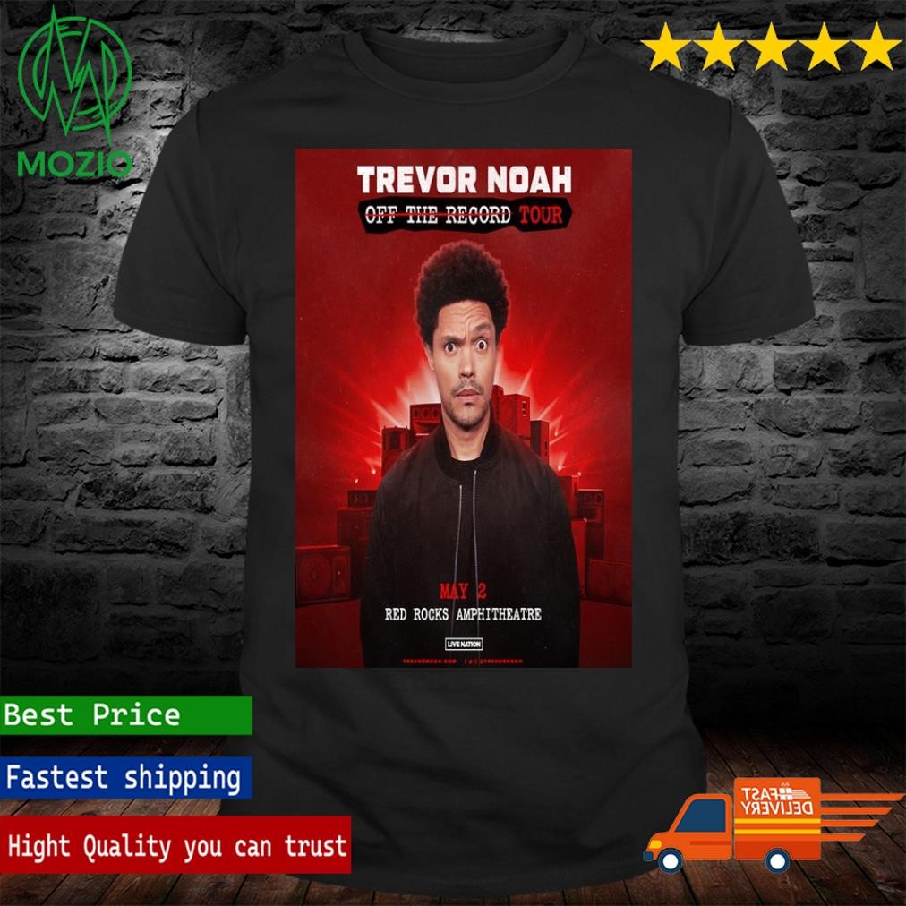 Trevor Noah Red Rocks Amphitheatre May 2, 2024 Event Poster Shirt