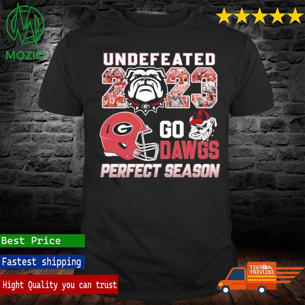 Undefeated 2023 Georgia Bulldogs Go Dawgs Perfect Season T-Shirt