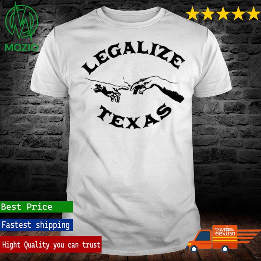 Viggie Smalls Wearing Legalize Texas T Shirt