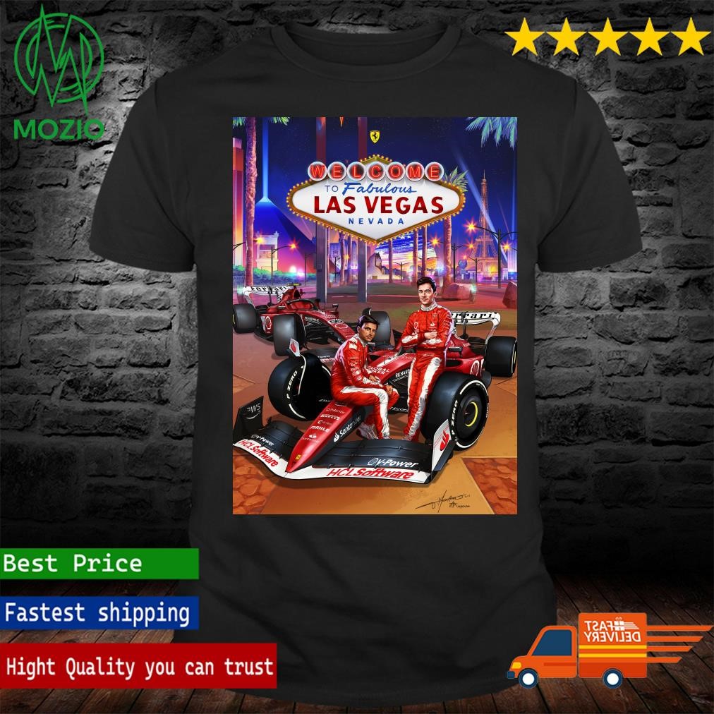 Viva Las Vegas Scuderia Ferrari F1 Is Ready For Las Vegas GP 2023 Poster Shirt