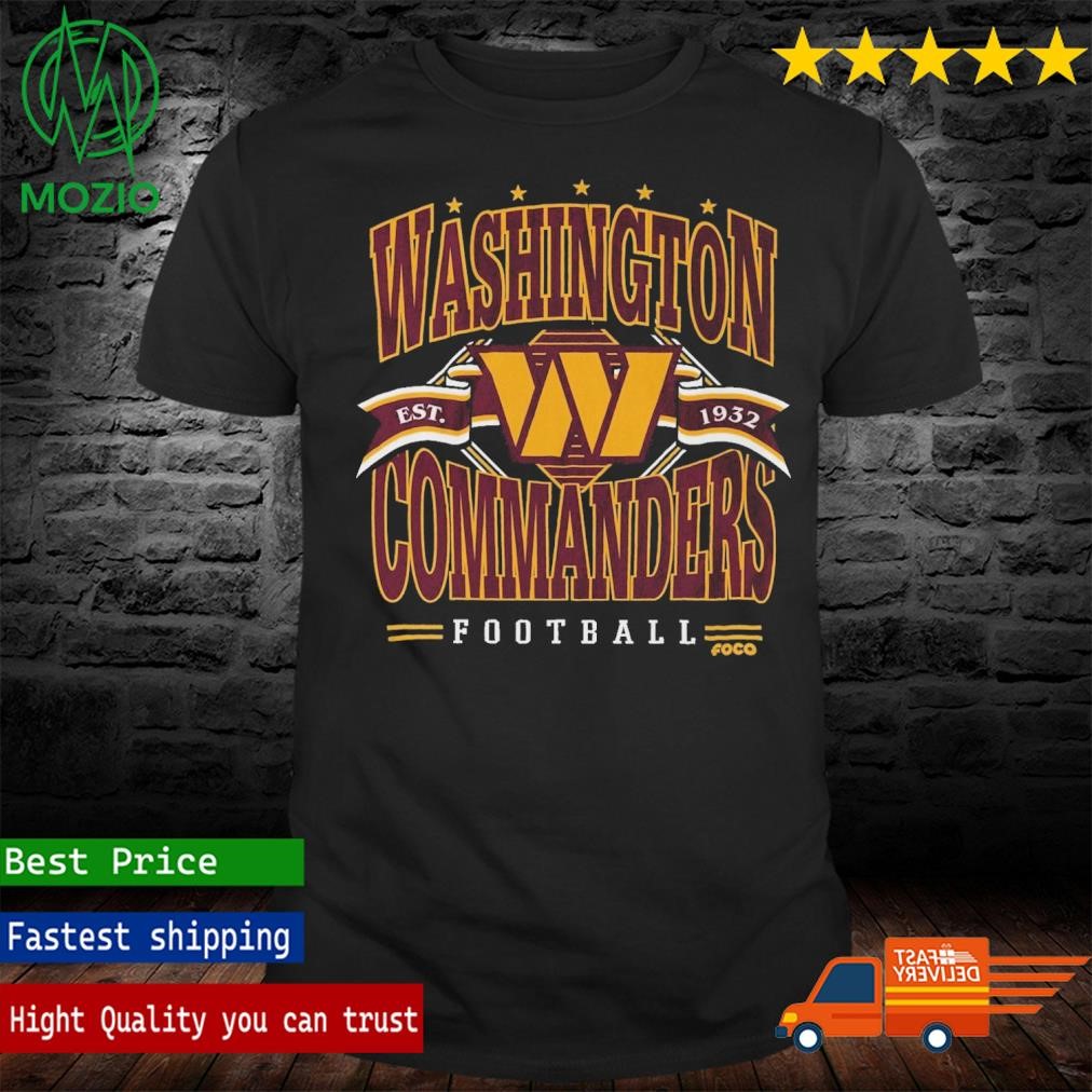 Washington Commanders Established Banner T-Shirt