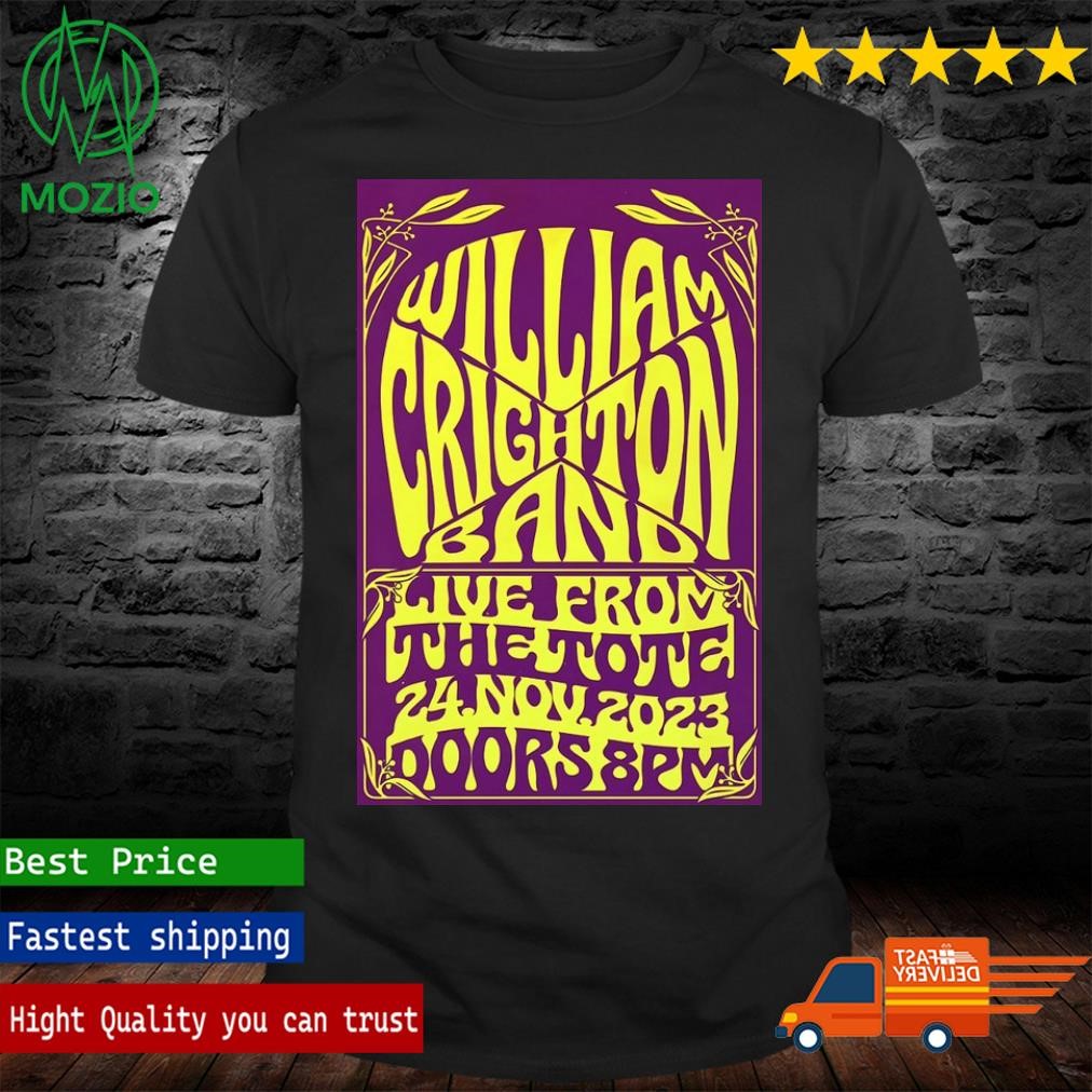 William Crighton At The Tote In Band Room, Collingwood November 24 2023 Poster Shirt