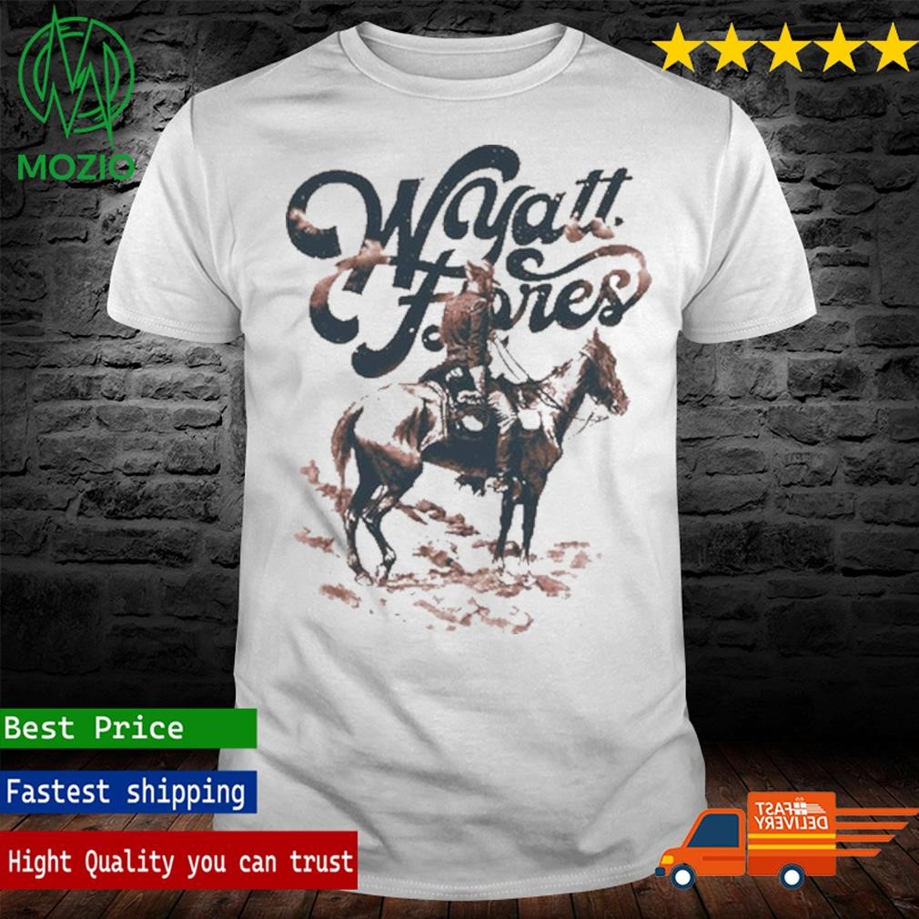 Wyatt Flores White Skeleton Horse T-Shirt
