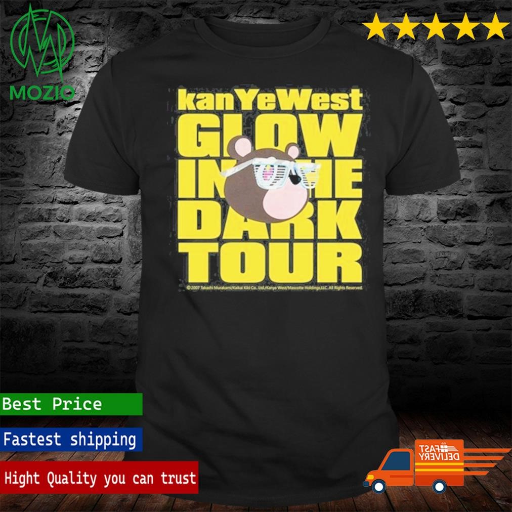 Yefanatics Kanye West Glow in Dark Tour Concert Shirt