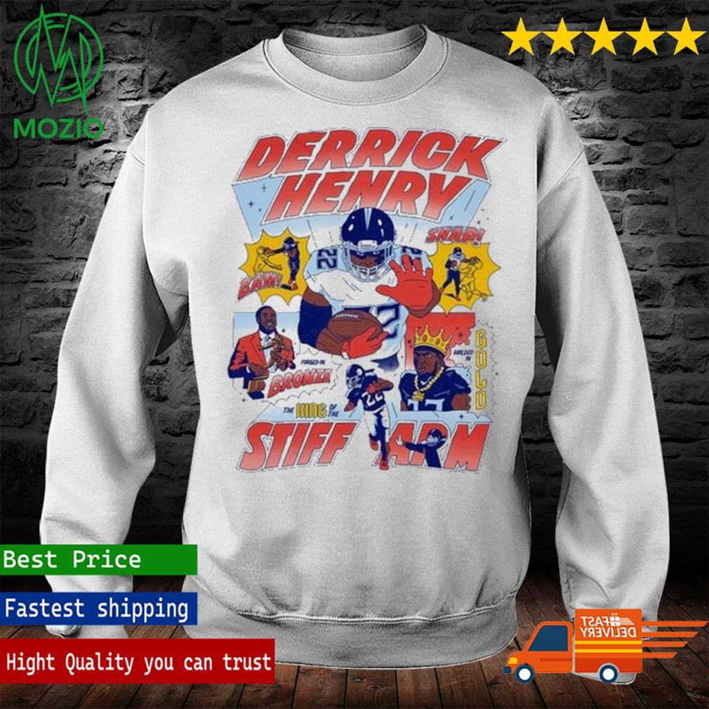King of the Stiff Arm Derrick Henry Shirt, hoodie, sweater, long sleeve ...